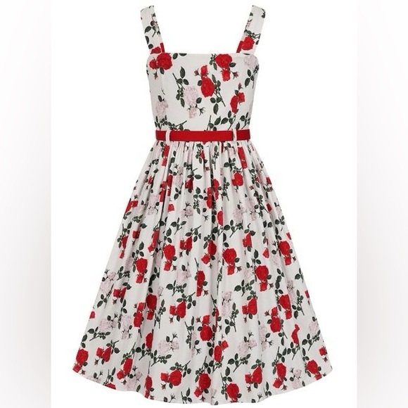 Collectif Jemima Rose Dance Swing Dress - Picture 4 of 13